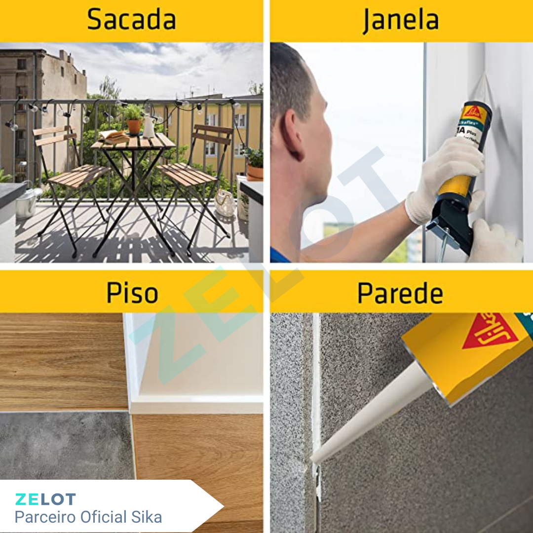 Selante Sikaflex 1A Plus Branco