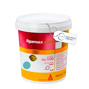 Rejuntamento Ligamax Gold EP 500 (AB) 1KG - Cinza Prateado